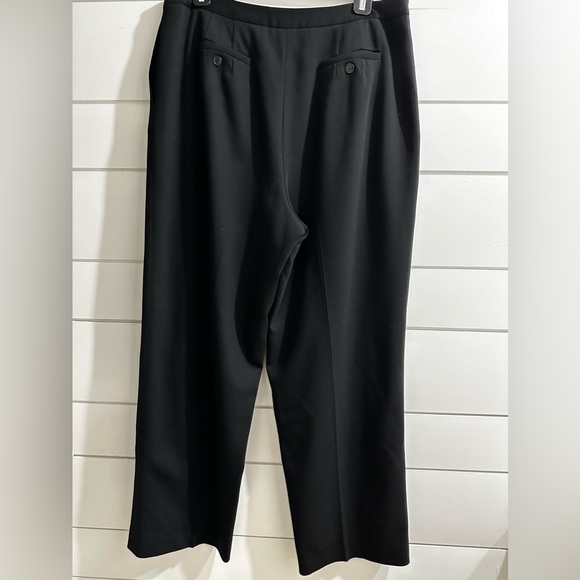 Talbots Stretch Womens Wool Dress Pants Black Size 14 - Picture 6 of 11